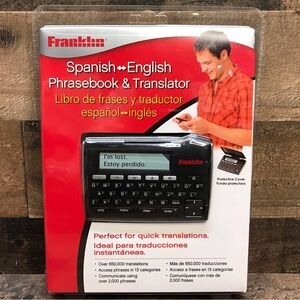 Franklin TES-221 Spanish-English Phrasebook & Translator (2012 Factory Sealed)